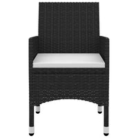 Thumbnail for 9-tlg. Garten-Essgruppe mit Auflagen Poly Rattan und Glas