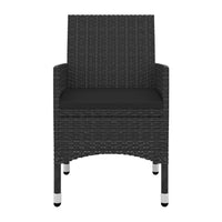 Thumbnail for 9-tlg. Garten-Essgruppe mit Auflagen Poly Rattan und Glas