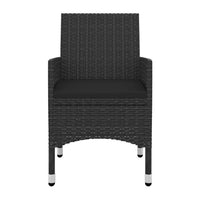 Thumbnail for 9-tlg. Garten-Essgruppe mit Kissen Poly Rattan und Glas