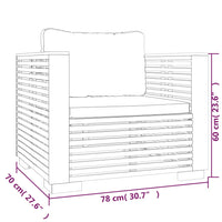 Thumbnail for 5-tlg. Garten-Lounge-Set mit Kissen Massivholz Teak