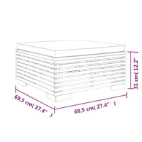 Thumbnail for 7-tlg. Garten-Lounge-Set mit Kissen Massivholz Teak
