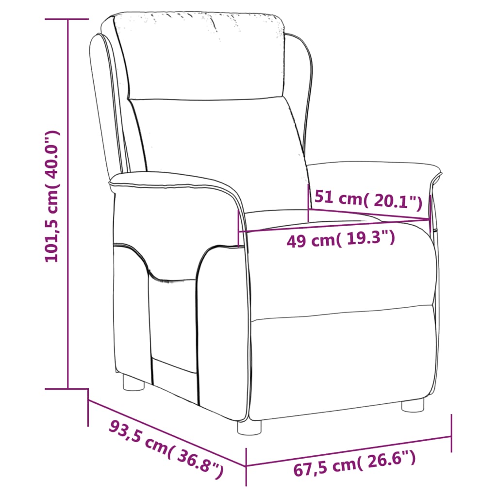 Relaxsessel Hellgelb Stoff