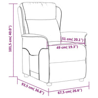 Thumbnail for Relaxsessel Hellgelb Stoff