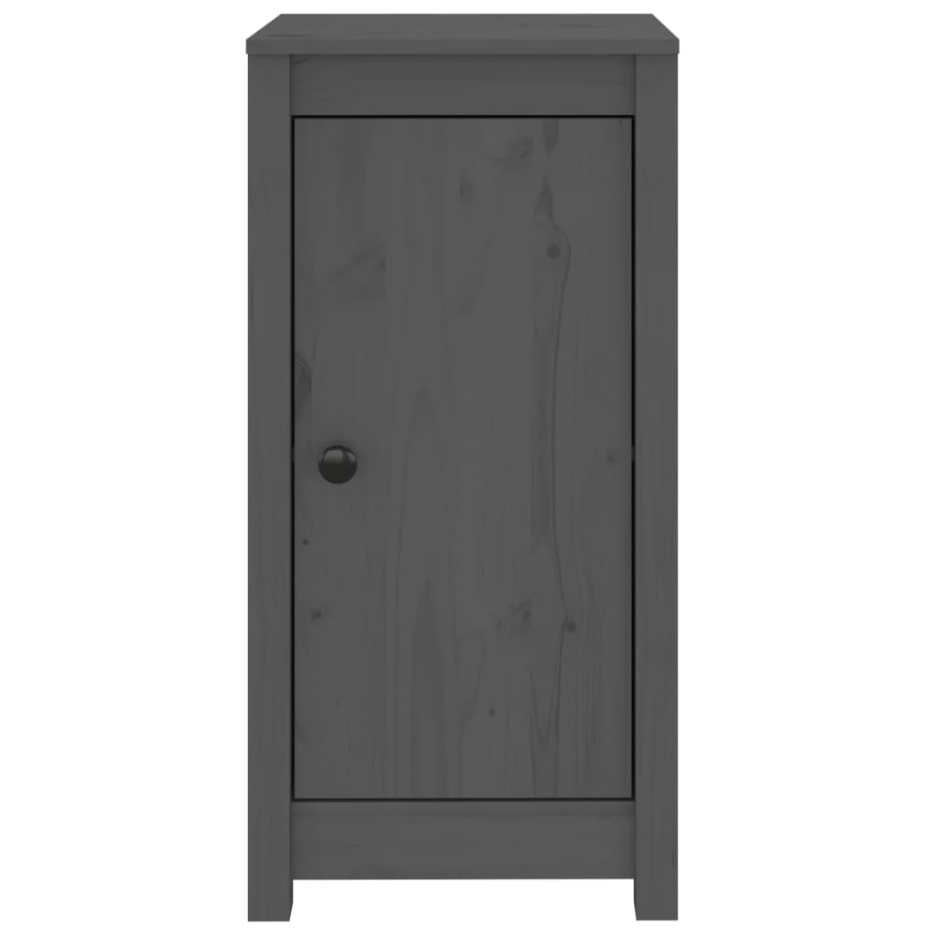 Sideboard Grau 40x35x80 cm cm Massivholz Kiefer