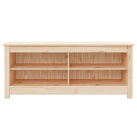 Thumbnail for Schuhbank 110x38x45,5 cm Massivholz Kiefer