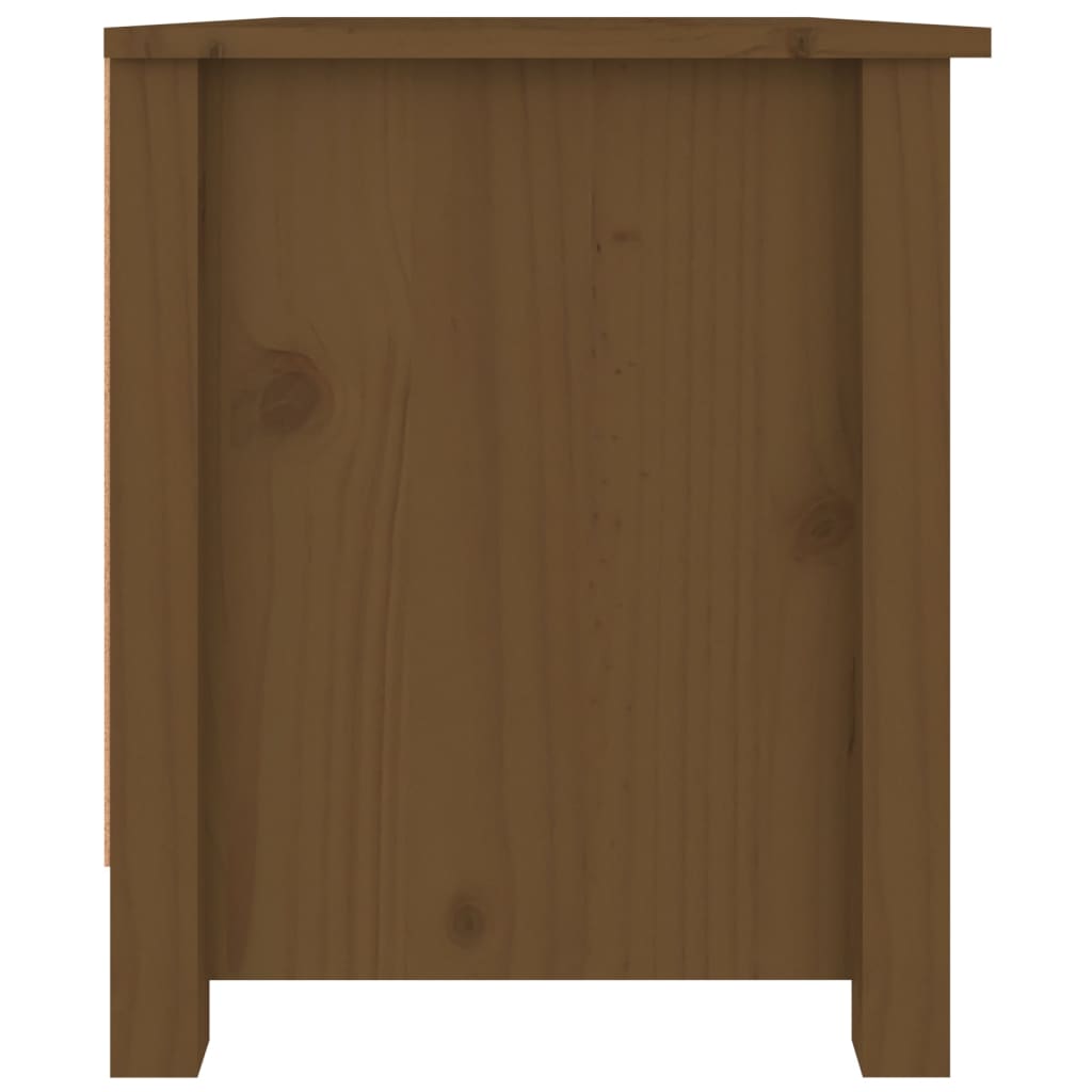 Schuhschrank Honigbraun 70x38x45,5 cm Massivholz Kiefer