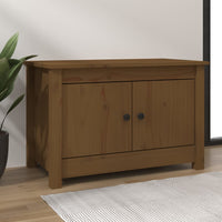 Thumbnail for Schuhschrank Honigbraun 70x38x45,5 cm Massivholz Kiefer