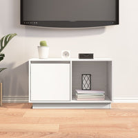 Thumbnail for TV-Schrank Weiß 74x35x44 cm Massivholz Kiefer