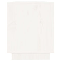 Thumbnail for TV-Schrank Weiß 110,5x35x44 cm Massivholz Kiefer