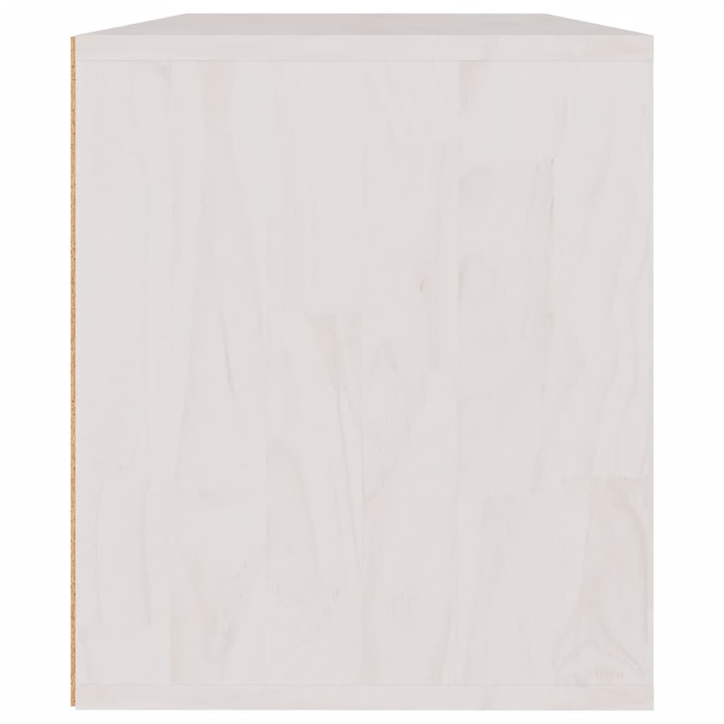 TV-Schränke 3 Stk. Weiß Massivholz Kiefer