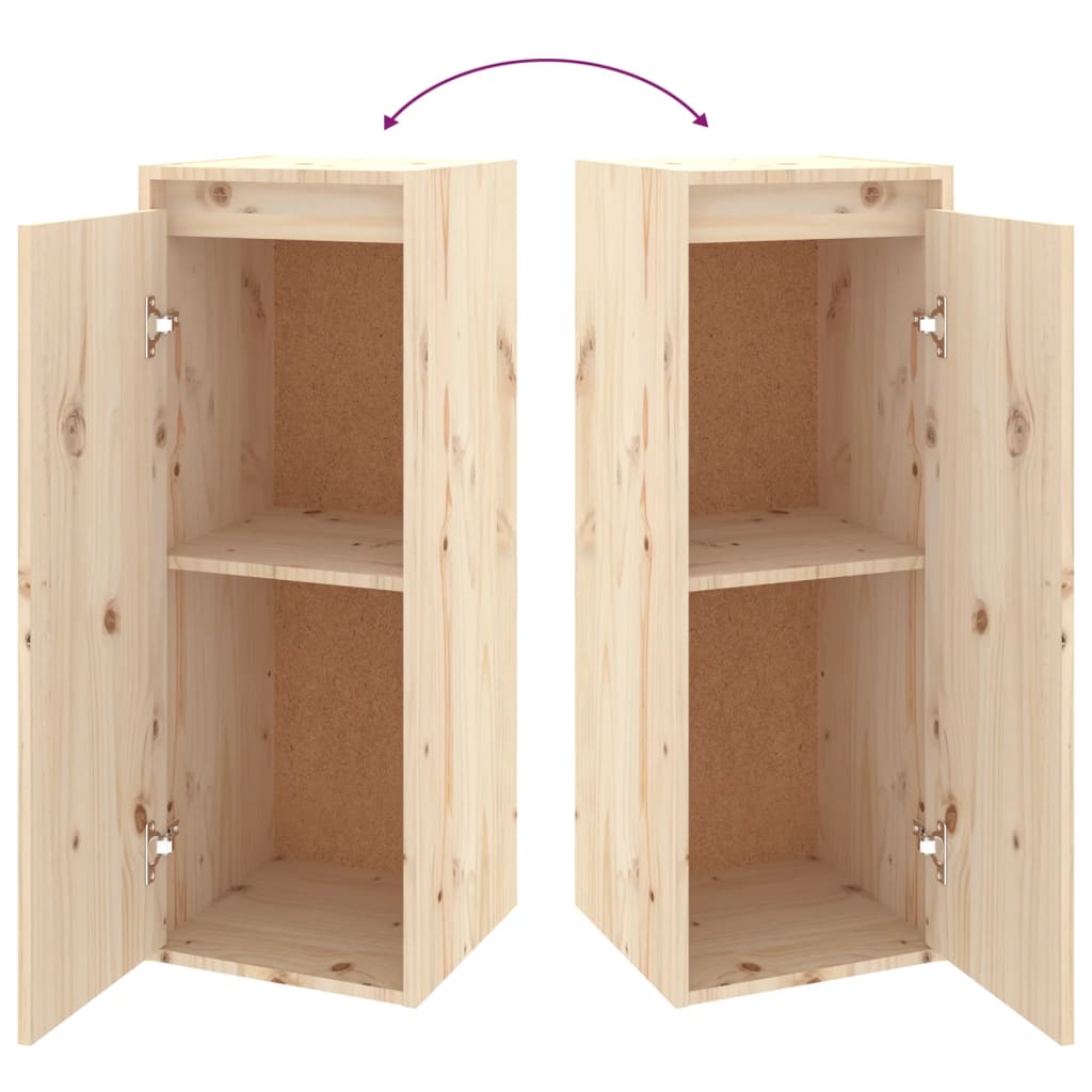 TV-Schränke 4 Stk. Massivholz Kiefer