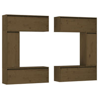 Thumbnail for TV-Schränke 6 Stk. Honigbraun Massivholz Kiefer