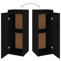 Thumbnail for TV-Schränke 4 Stk. Schwarz Massivholz Kiefer