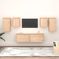 Thumbnail for TV-Schränke 6 Stk. Massivholz Kiefer