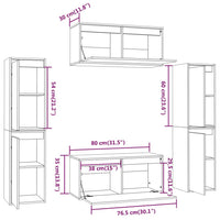 Thumbnail for TV-Schränke 6 Stk. Massivholz Kiefer