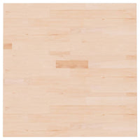 Thumbnail for Tischplatte Quadratisch 70x70x1,5 cm Eichenholz Unbehandelt
