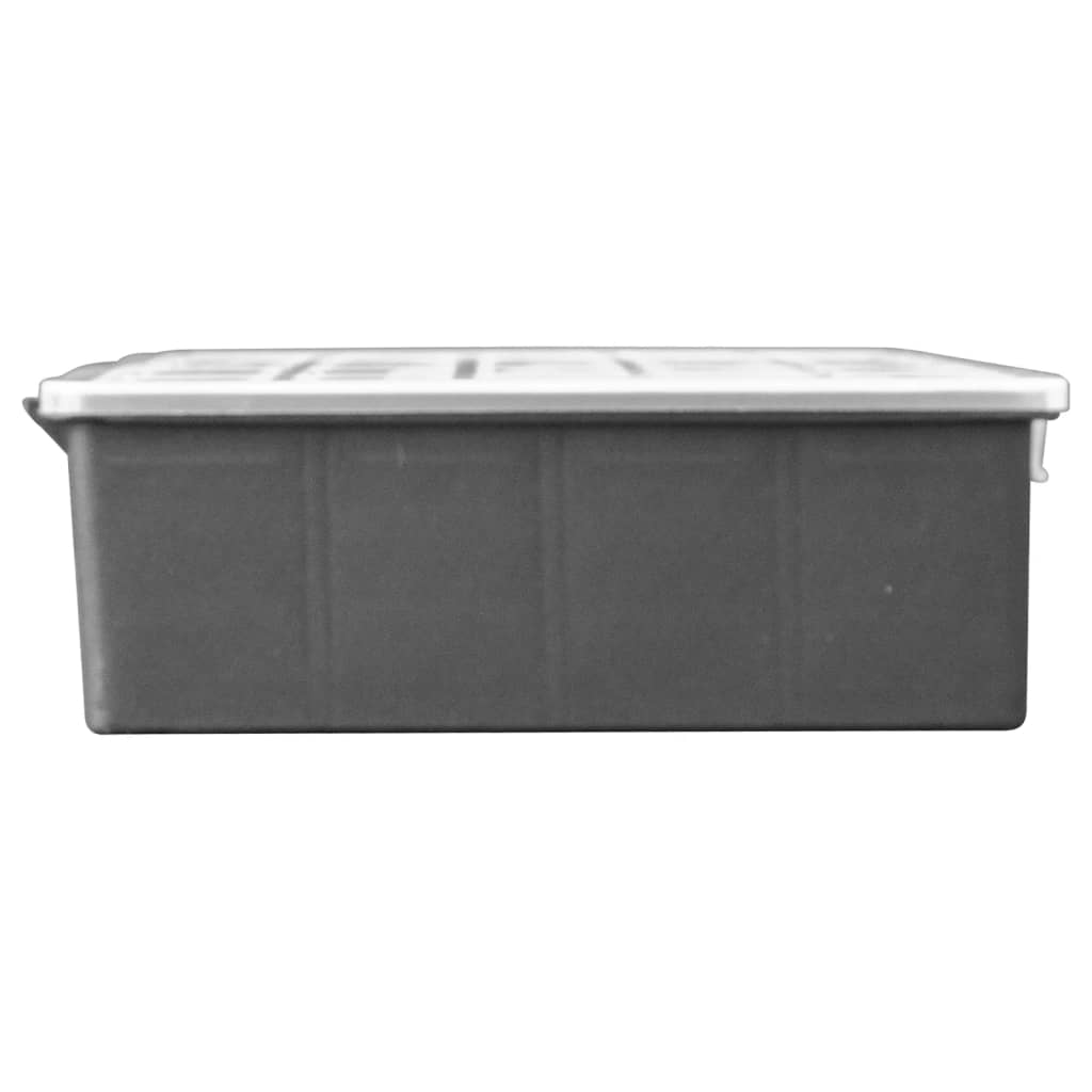 Sortimentskoffer 2 Stk. Abnehmbare Trennwände 360x250x85 mm PP