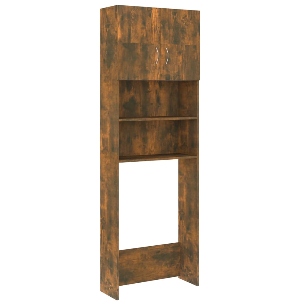 Badezimmerschrank Räuchereiche 64x25,5x190 cm