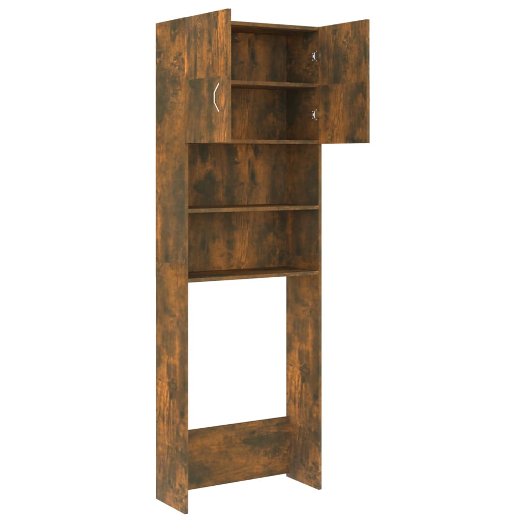 Badezimmerschrank Räuchereiche 64x25,5x190 cm