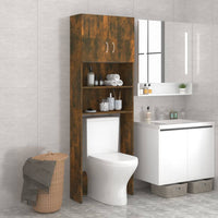 Thumbnail for Badezimmerschrank Räuchereiche 64x25,5x190 cm