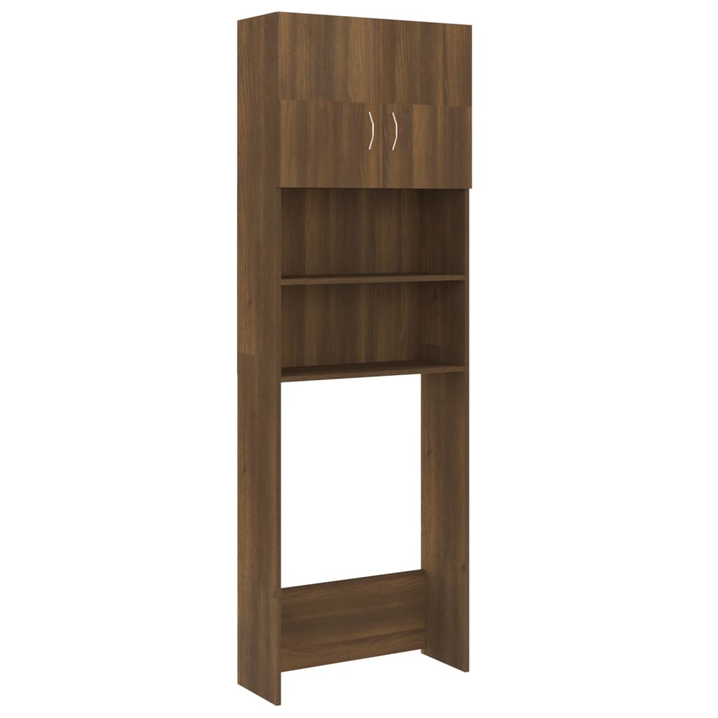 Badezimmerschrank Räuchereiche 64x25,5x190 cm