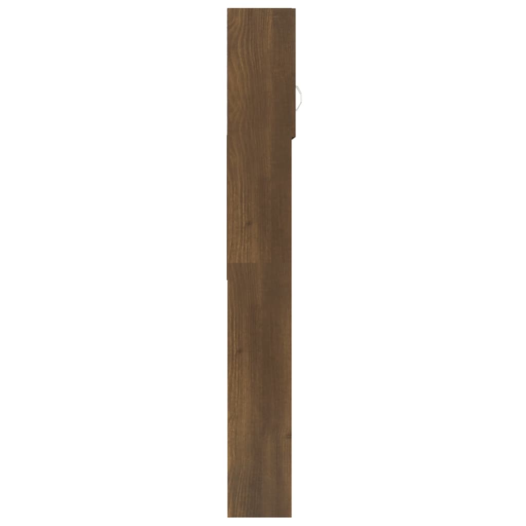 Badezimmerschrank Räuchereiche 64x25,5x190 cm