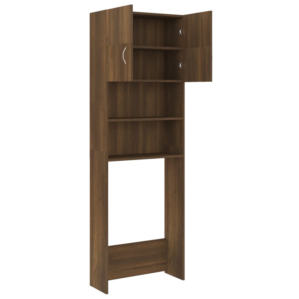 Badezimmerschrank Räuchereiche 64x25,5x190 cm