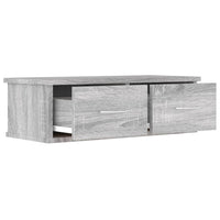 Thumbnail for Wandschrank Grau Sonoma 60x26x18,5 cm Holzwerkstoff