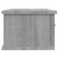 Thumbnail for Wandschrank Grau Sonoma 88x26x18,5 cm Holzwerkstoff