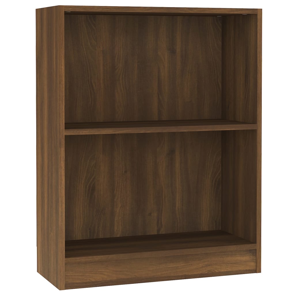 Bücherregal Braun Eichen-Optik 60x24x74,5 cm Holzwerkstoff
