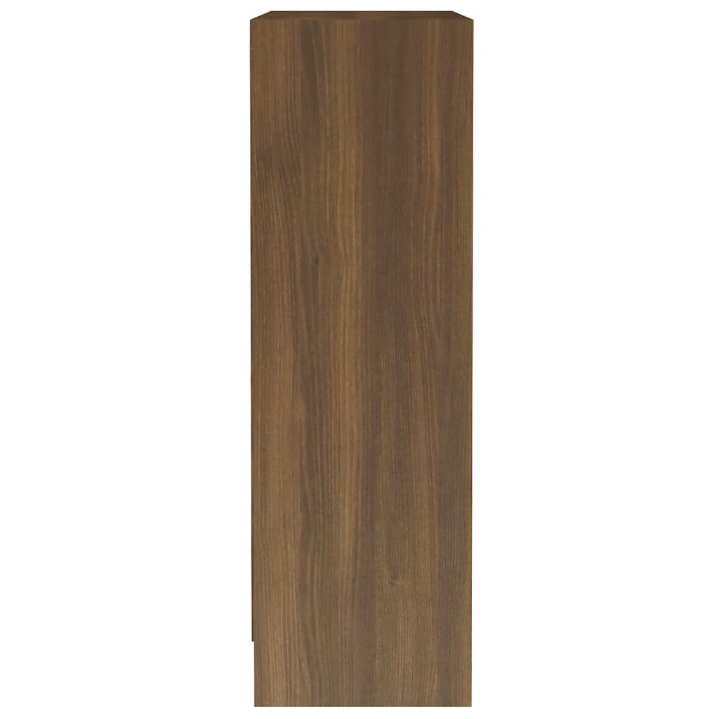 Bücherregal Braun Eichen-Optik 60x24x74,5 cm Holzwerkstoff