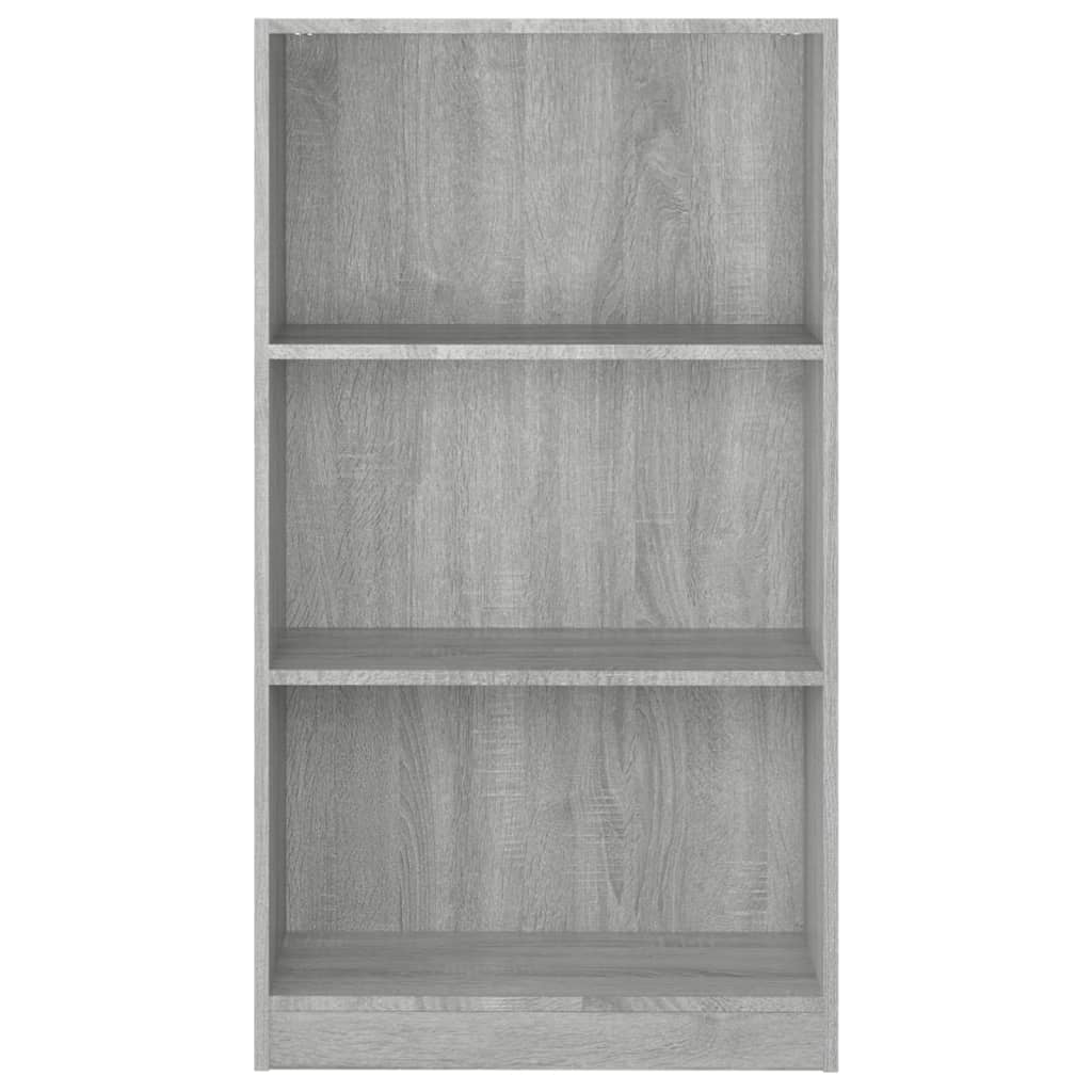 Bücherregal Grau Sonoma 60x24x109 cm Holzwerkstoff