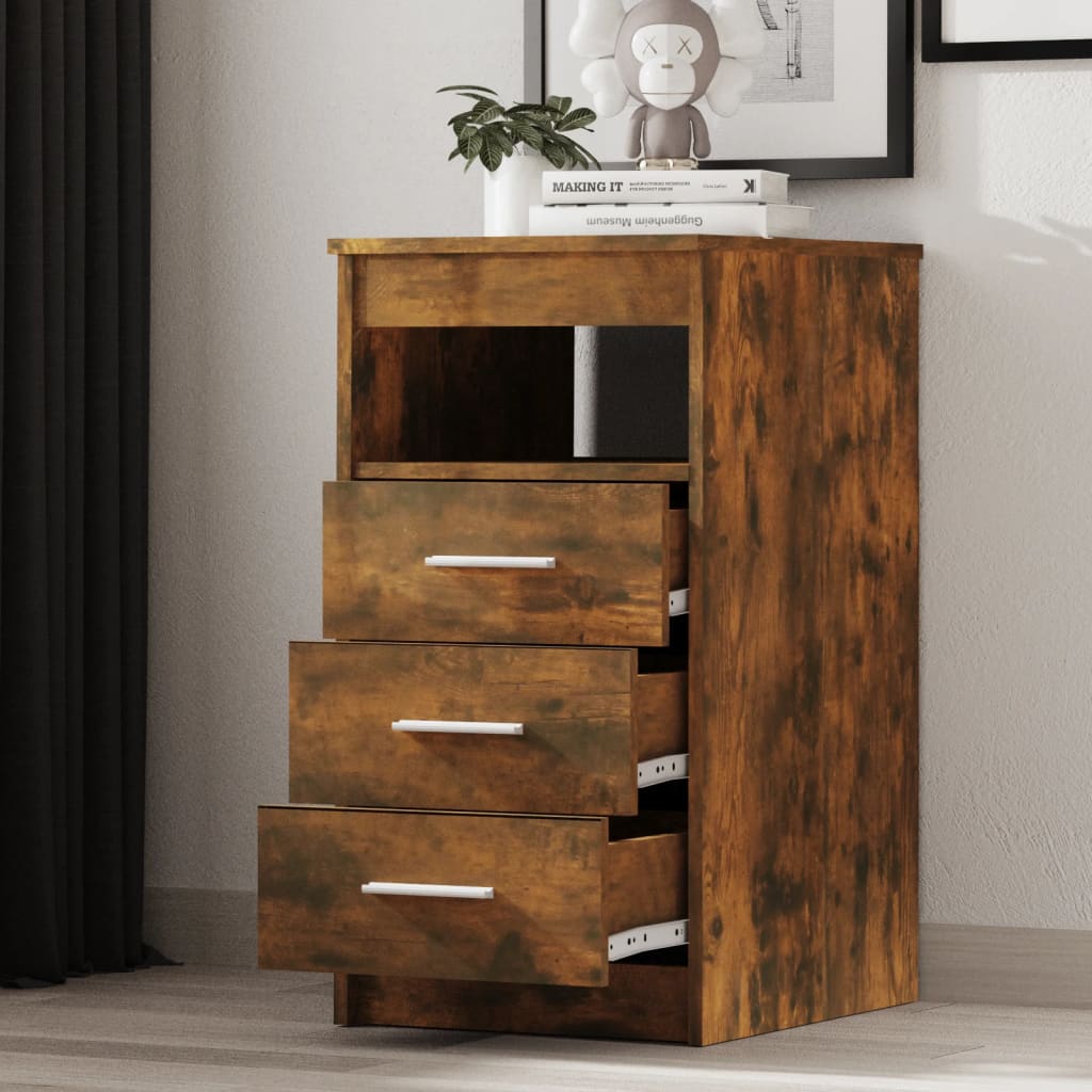 Sideboard mit Schubladen Sonoma-Eiche 40x50x76 cm Holzwerkstoff