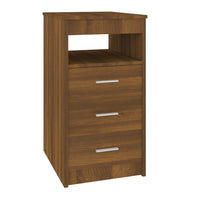 Thumbnail for Sideboard mit Schubladen Braun Eichen-Optik 40x50x76 cm