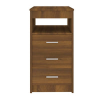 Thumbnail for Sideboard mit Schubladen Braun Eichen-Optik 40x50x76 cm