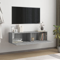 Thumbnail for TV-Wandschrank Grau Sonoma 120x30x30 cm Holzwerkstoff