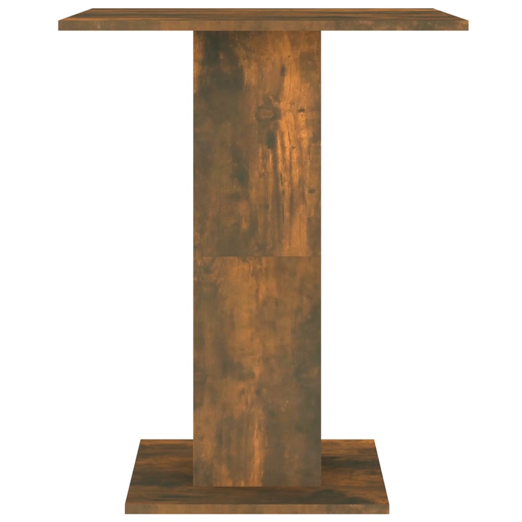 Bistrotisch Räuchereiche 60x60x75 cm Holzwerkstoff