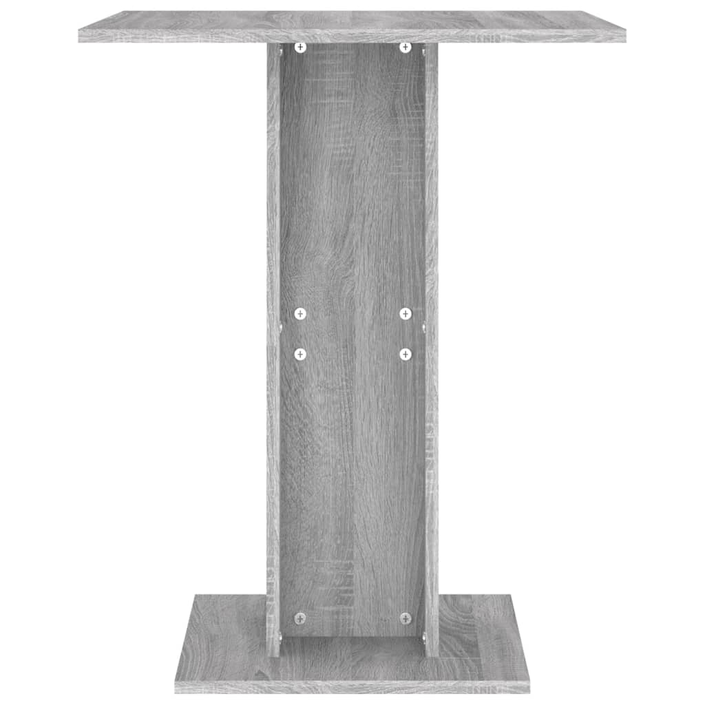 Bistrotisch Grau Sonoma 60x60x75 cm Holzwerkstoff