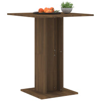 Thumbnail for Bistrotisch Braun Eichen-Optik 60x60x75 cm Holzwerkstoff