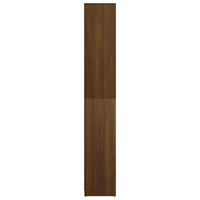 Thumbnail for Badezimmerschrank Braun Eiche 30x30x183,5 cm Holzwerkstoff