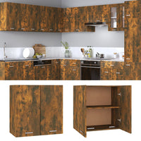 Thumbnail for Hängeschrank Räuchereiche 60x31x60 cm Holzwerkstoff