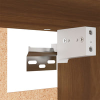 Thumbnail for Hängeschrank Räuchereiche 60x31x60 cm Holzwerkstoff
