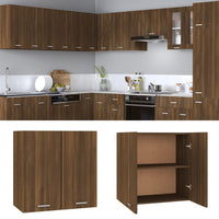 Thumbnail for Hängeschrank Braun Eichen-Optik 60x31x60 cm Holzwerkstoff