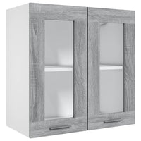 Thumbnail for Hängeschrank Glas Grau Sonoma 60x31x60 cm Holzwerkstoff