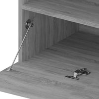 Thumbnail for TV-Schrank mit LED-Leuchten 2 Stück Grau Sonoma 75x35x40 cm