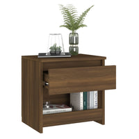 Thumbnail for Nachttische 2 Stk. Braun Eichen-Optik 40x30x39cm Holzwerkstoff