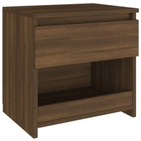 Thumbnail for Nachttische 2 Stk. Braun Eichen-Optik 40x30x39cm Holzwerkstoff