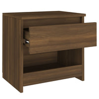 Thumbnail for Nachttische 2 Stk. Braun Eichen-Optik 40x30x39cm Holzwerkstoff