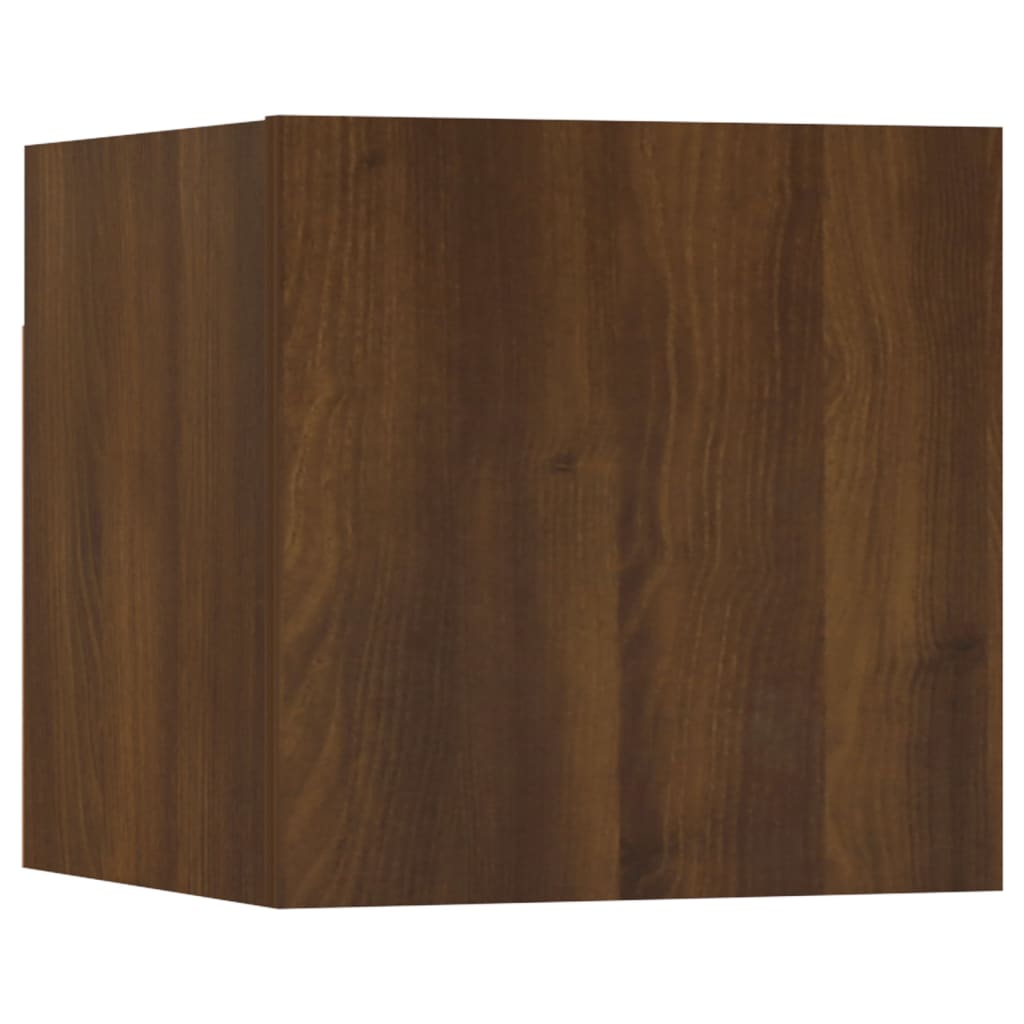 TV-Wandschrank Braun Eiche 30,5x30x30 cm