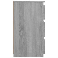 Thumbnail for Nachttische 2 Stk. Grau Sonoma 40x35x62,5 cm Holzwerkstoff